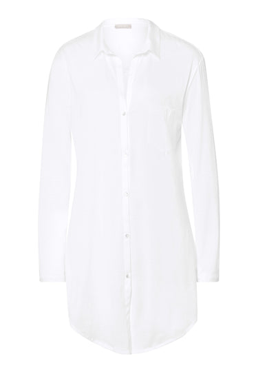 77958 Cotton Deluxe Boyfriend Sleepshirt - 101 White
